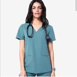Figs Scrubs in Hydrogreen. Size small
